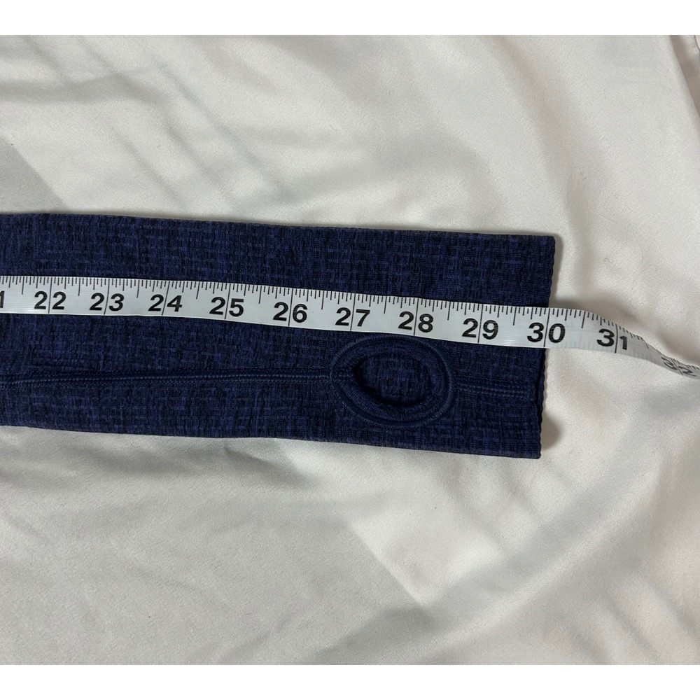 Lululemon Swiftly Tech Long Sleeve 2.0 Shirt Blue Heathered Space Dye Size 6 - Picture 14 of 16